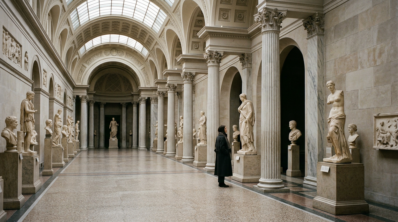 Kulturális városlátogatás, múzeumi hangulat